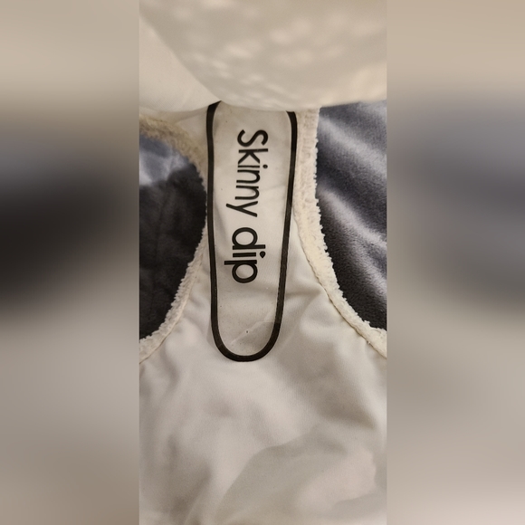 NWT SKINNY DIP White Lace Strapless One-Piece Swimsuit - Picture 10 of 11